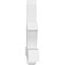Ekena Millwork Redmond Architectural Grade PVC Gable Bracket, 48"W x 24"H x 4"D x 4"F, 12/12 Pitch GBP048X24X0404RED00 - alternate 3